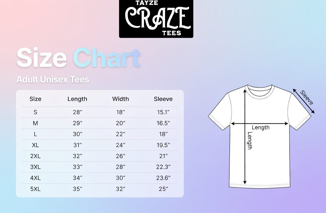 Accurate sizing of my shirts!